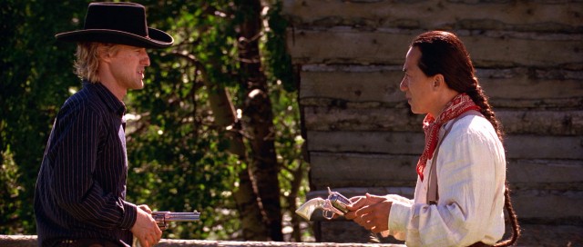 Roy O'Bannon (Owen Wilson) teaches Chon Wang (Jackie Chan) everything he needs to know about being a cowboy in one short "Shanghai Noon" montage.