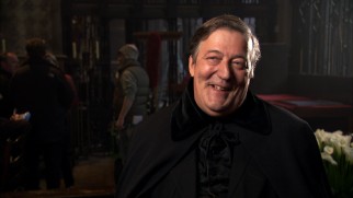 Comedian, actor, and Sherlock Holmes fan Stephen Fry discusses his underclothed performance as Mycroft Holmes in a Focus Point short.