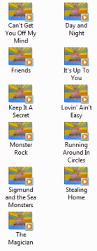Including these eleven Johnny Whitaker songs in MP3 format, the DVD basically gives you a "Sigmund and the Sea Monsters" soundtrack free with your DVD purchase.