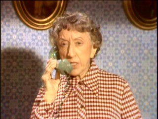 "I'll get you, my pretty and your little sea monster, too!" Margaret Hamilton thrice appears as nosy neighbor Ms. Eddels.