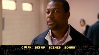 Chris Tucker pops up in the DVD's main menu montage.