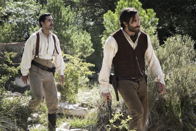 A mustachioed Riz Ahmed and bearded Jake Gyllenhaal reunite to provide support and a primary gold-digging narrative.