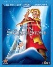 The Sword in the Stone: 50th Anniversary Edition Blu-ray + DVD combo pack cover art -- click for larger view