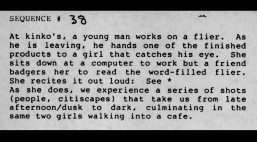 Premises of unused and modified sequences add value to the "No Longer/Not Yet" script excerpts.