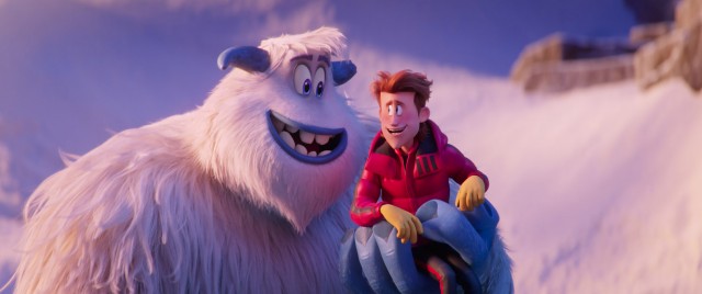 In Warner Animation Group's "Smallfoot", a banished Yeti named Migo (voiced by Channing Tatum) befriends human nature documentarian Percy Patterson (voiced by James Corden).