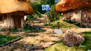 Keep your eyes on the assigned Smurf when they scurry so you can locate him in the Find the Smurfs game.
