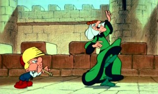 When William (Peewit) plays the eponymous magic flute, not even old Lady Gripe can resist dancing to the music.