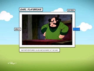 Earl Flatbroke, a name you do not hear uttered in the film itself, is given a brief biography in the disparate Character Guide.