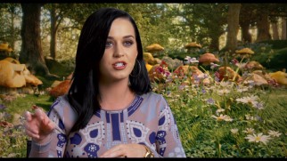 Katy Perry reveals the hard work involved in reprising a character she voiced two years earlier in "Daddy's Little Girl: The Journey of Smurfette."