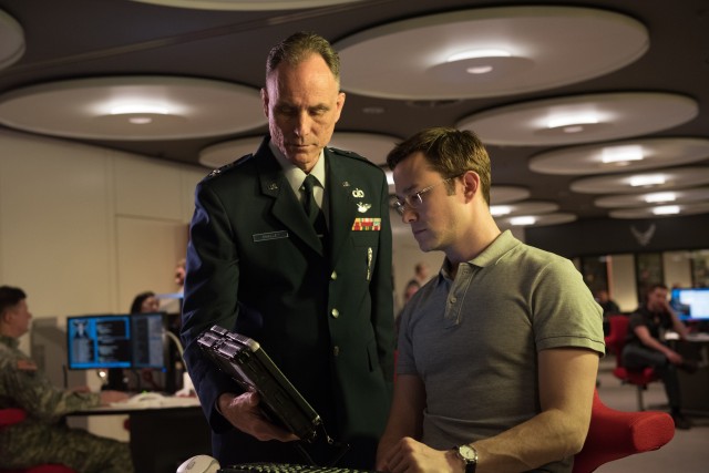 Joseph Gordon-Levitt plays CIA agent and whistleblower Edward Snowden in Oliver Stone's "Snowden."