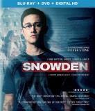 Snowden Blu-ray + DVD + Digital HD combo pack cover art