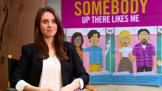 Although she's not in the movie, "Community"'s Allison Brie pitches in to promote it in three deliberately random shorts.