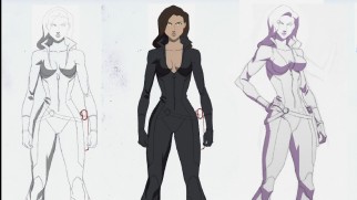 Phil Bourassa explains why Talia al Ghul looks as she does. Her eyes are up there!