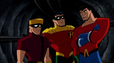"We could be heroes", think young sidekicks in the "The Brave and the Bold" episode "Sidekicks Assemble!"