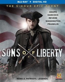 Sons of Liberty (2015 miniseries) Blu-ray Disc cover art -- click to buy from Amazon.com