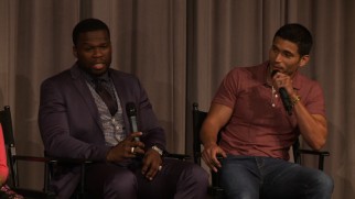 Curtis "50 Cent" Jackson injects humor into the Screen Actors Guild's Cast Q & A.