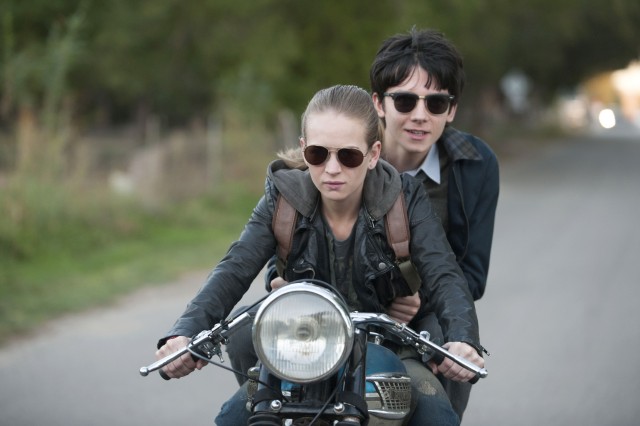 A teenage boy born on Mars (Asa Butterfield) visits Earth and gets a motorcycle ride with edgy foster teen Tulsa (Britt Robertson) in "The Space Between Us."
