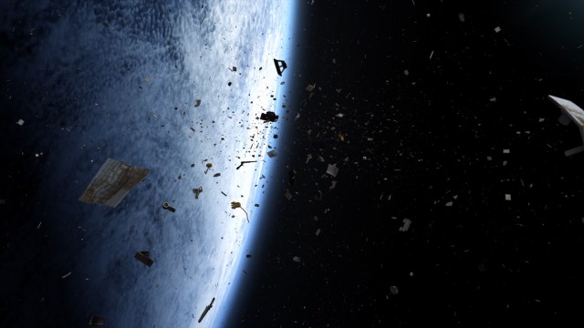 There's junk all over space in "Space Junk 3D."