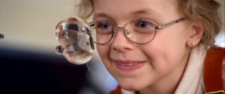 Sunshine (Kylie Rogers), the station's often unaccompanied only minor, enjoys a taste of zero gravity.