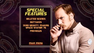 Patrick Wilson looks serious with a cigarette in his hands on the special features menu.