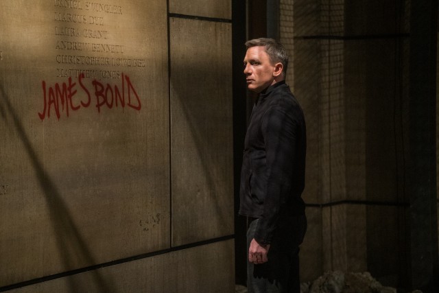 The writing's on the wall for James Bond (Daniel Craig) in "Spectre."