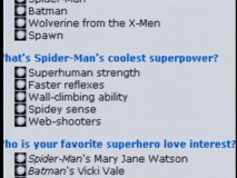 Spider-Man blows away the competition (especially Spawn) in E!'s not quite scientific "Spider-Mania" web polls.