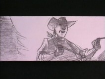 Cowboys act mean in storyboard form.