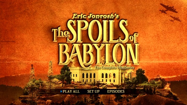 There is a distinct and disturbing lack of bonus features on The Spoils of Babylon's DVD.