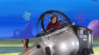 Marine biologist Sylvia Earle journeys down to Bikini Bottom in "Plankton Rules the World!"