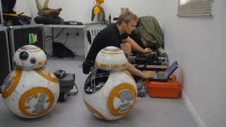 "Building BB-8" shows two of the droids being brought to life with the use of an ordinary laptop.