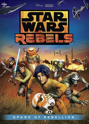 Star Wars Rebels: Spark of Rebellion DVD cover art
