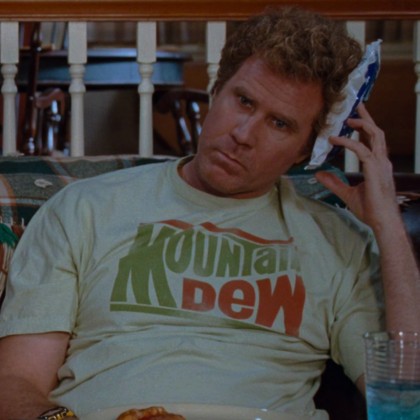 Brennan Huff: Mountain Dew t-shirt