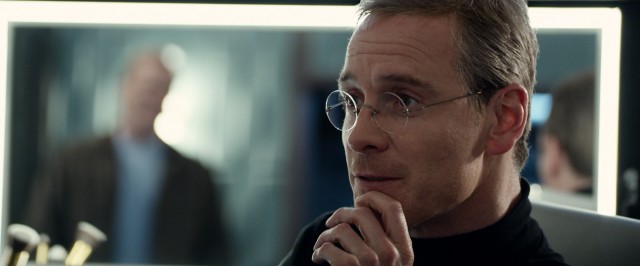 The black turtlenecked, short-haired Steve Jobs (Michael Fassbender) we most remember emerges in the third and final act of "Steve Jobs."