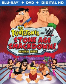 The Flintstones and WWE: Stone Age Smackdown Blu-ray + DVD + Digital HD combo pack cover art -- click to buy from Amazon.com