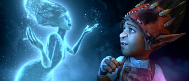 An elf named Sunny tracks down the Sugar Plum Fairy to cast a love potion in "Strange Magic."
