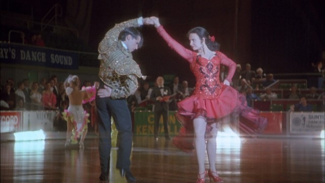 In Baz Luhrmann's "Strictly Ballroom", Scott Hastings (Paul Mercurio) and the now-glamorous Fran (Tara Morice) give their all in the Pan Pacific Grand Prix Championships.