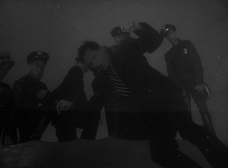 "Sunset Boulevard" presents this haunting distorted image of a dead body in a swimming pool at its beginning and end.