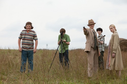 The youths of "Super 8" shoot their movie on Super 8.