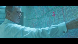Pierce Brosnan looks a bit blue in this deleted scene.