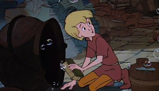 In Disney's "The Sword in the Stone", the future King Arthur is Wart, a lowly, lanky boy.