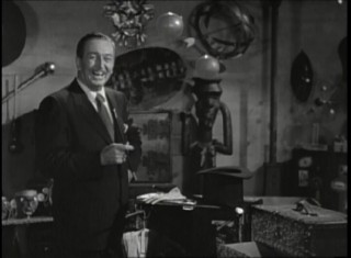 Walt Disney has an awful lot of fun in his studio's Magic Property Room in this excerpt from his anthology TV series' episode "All About Magic."
