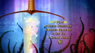 Though updated in other ways, the DVD hangs onto the menus created for the film's 45th Anniversary Edition.