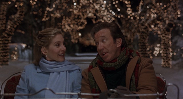 A DeSantafied Scott Calvin (Tim Allen) discovers it's lovely weather for a sleigh ride together with Carol Newman (Elizabeth Mitchell).