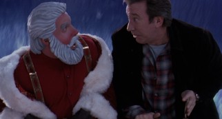 The DeSantafied Scott (Tim Allen) comes face to face with his evil plastic double in the unnecessary action climax of "The Santa Clause 2."