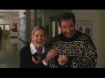 Elizabeth Mitchell and Tim Allen crack up in the gag reel.