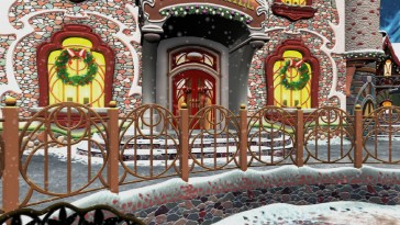 "Tour Elfsburg" lets us marvel at the crude CG representation of Santa's village.