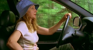 Scatterbrained artist Olivia Harris (Patricia Clarkson) accidentally runs Fin off the road twice on the same day.