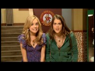 Meaghan Jette Martin and Lindsey Shaw welcome you to competing school tours in the "Backstage Pass" promotional short.