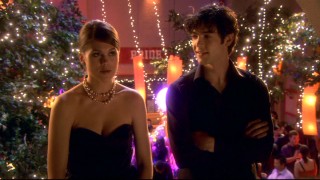 Padua's Fall Fling dance gives Patrick (Ethan Peck) a rare opportunity to see Kat (Lindsey Shaw) in a dress.