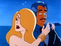 The enchanting Nicara puts a love spell (and a tan?) on Vincent.
